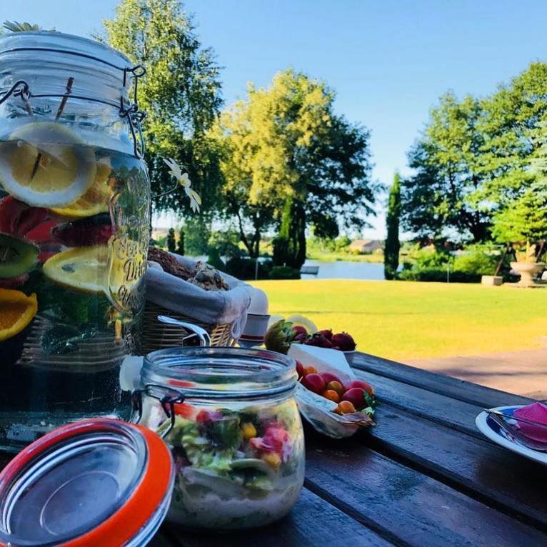 Osada Laskowo, Osrodek Laskowo Domki Nad Jeziorem Exteriör bild