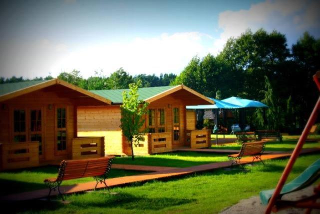 Osada Laskowo, Osrodek Laskowo Domki Nad Jeziorem Exteriör bild