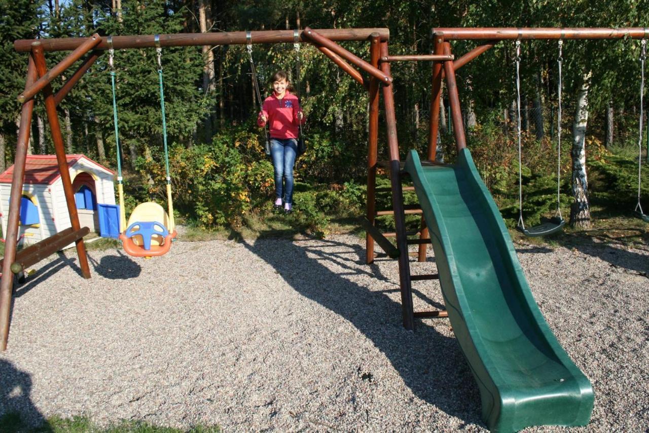 Osada Laskowo, Osrodek Laskowo Domki Nad Jeziorem Exteriör bild